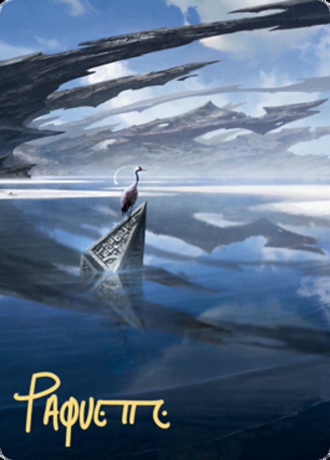 Seachrome Coast Art Card (Gold-Stamped Signature) [Zendikar Rising Art Series] | Dumpster Cat Games