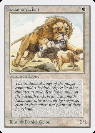 Savannah Lions [Unlimited Edition] | Dumpster Cat Games
