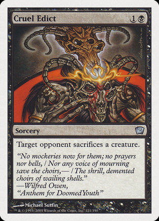 Cruel Edict [Ninth Edition] | Dumpster Cat Games
