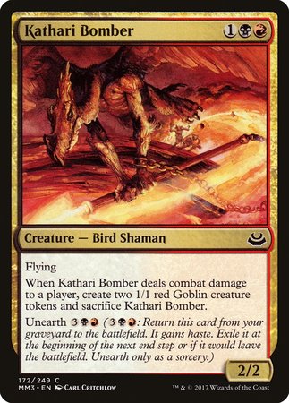 Kathari Bomber [Modern Masters 2017] | Dumpster Cat Games