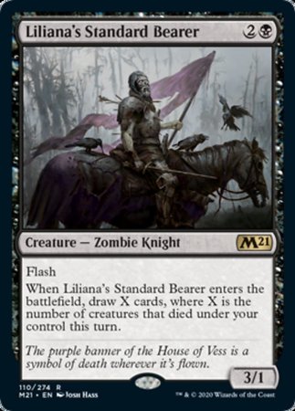 Liliana's Standard Bearer [Core Set 2021] | Dumpster Cat Games