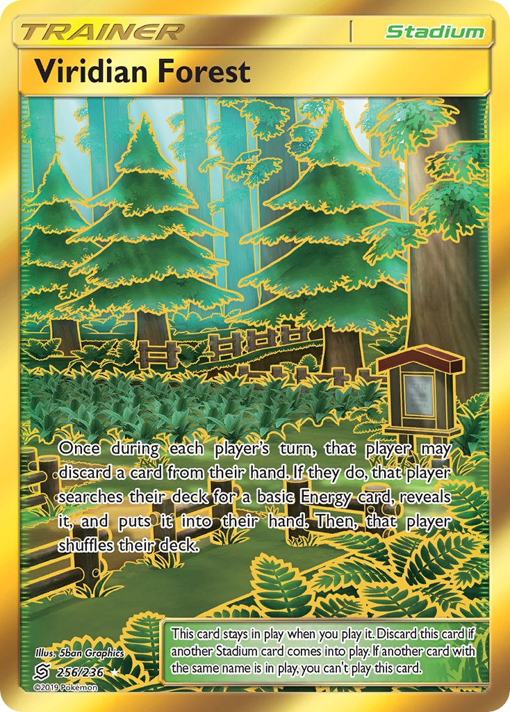 Viridian Forest (256/236) [Sun & Moon: Unified Minds] | Dumpster Cat Games