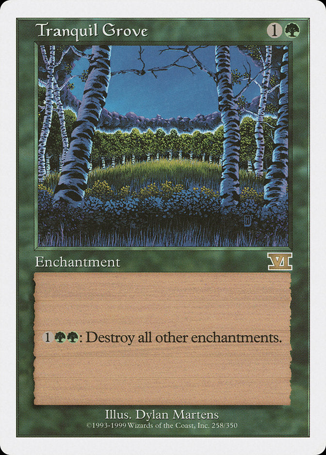 Tranquil Grove [Classic Sixth Edition] | Dumpster Cat Games
