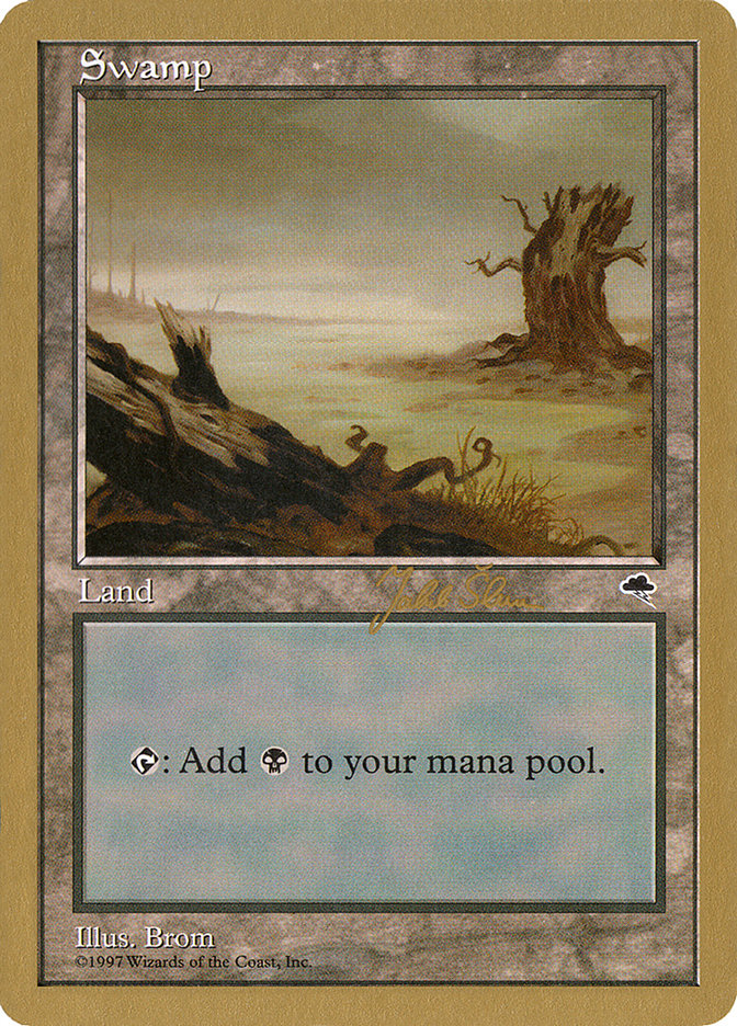Swamp (js340a) (Jakub Slemr) [World Championship Decks 1999] | Dumpster Cat Games