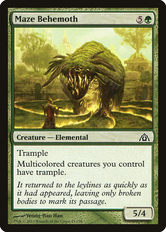 Maze Behemoth [Dragon's Maze] | Dumpster Cat Games