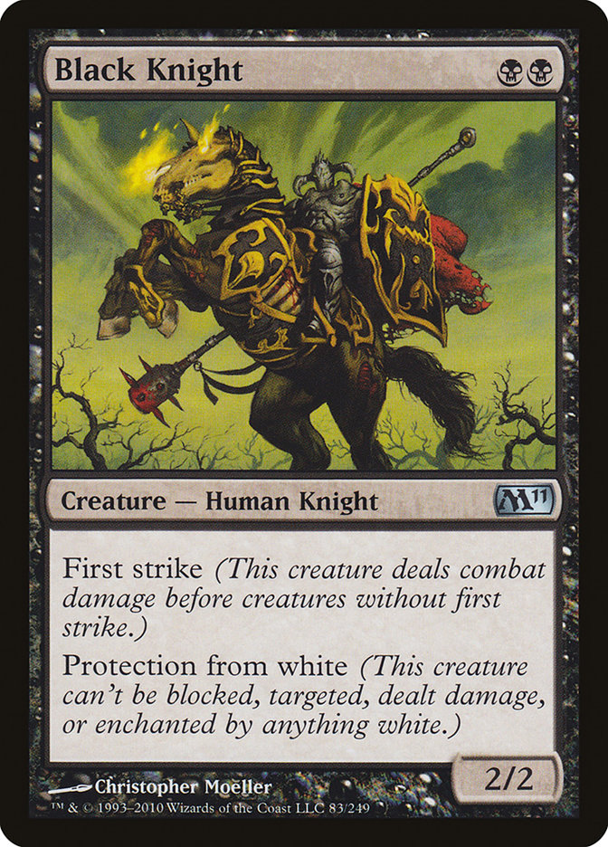 Black Knight [Magic 2011] | Dumpster Cat Games