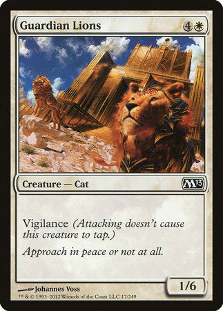 Guardian Lions [Magic 2013] | Dumpster Cat Games