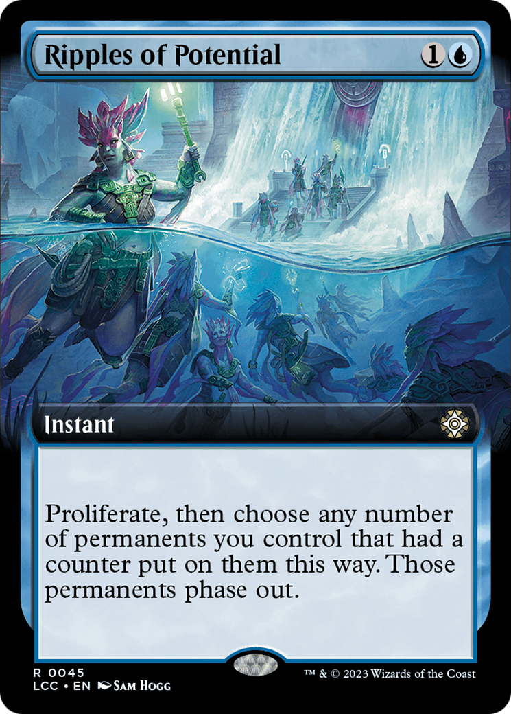 Ripples of Potential (Extended Art) [The Lost Caverns of Ixalan Commander] | Dumpster Cat Games
