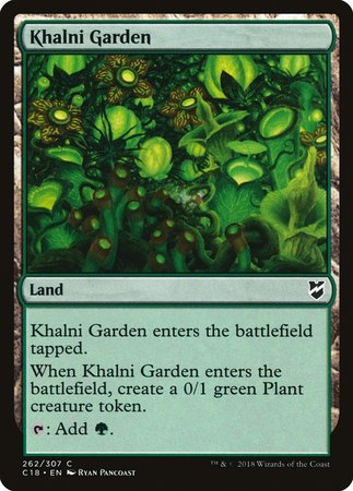 Khalni Garden [Commander 2018] | Dumpster Cat Games
