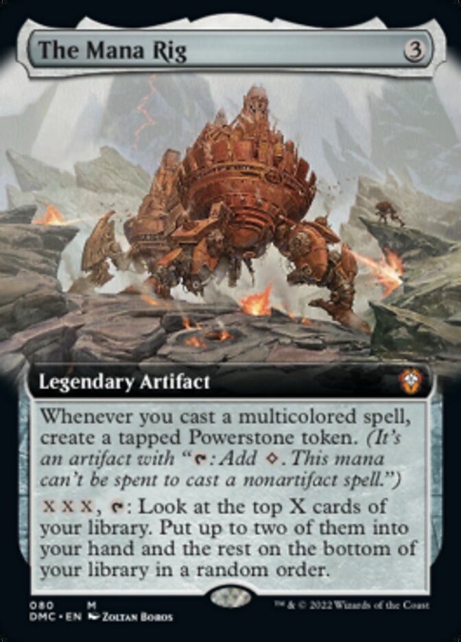 The Mana Rig (Extended Art) [Dominaria United Commander] | Dumpster Cat Games