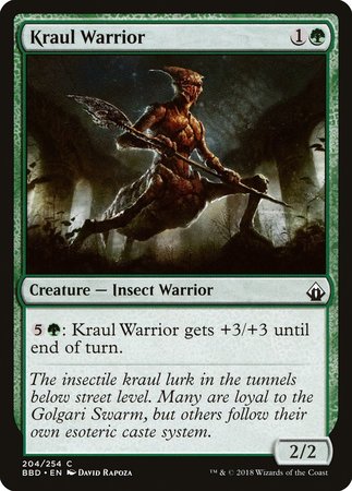 Kraul Warrior [Battlebond] | Dumpster Cat Games
