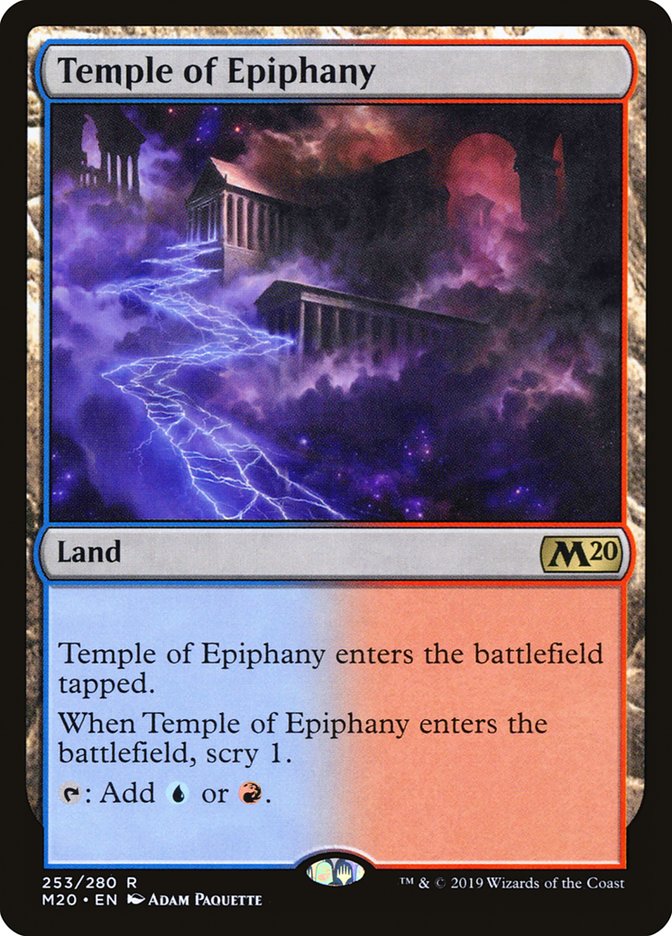 Temple of Epiphany [Core Set 2020] | Dumpster Cat Games