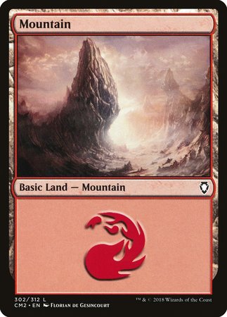 Mountain (302) [Commander Anthology Volume II] | Dumpster Cat Games