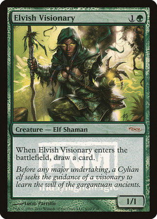 Elvish Visionary [Friday Night Magic 2010] | Dumpster Cat Games