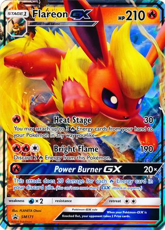 Flareon GX (SM171) (Jumbo Card) [Sun & Moon: Black Star Promos] | Dumpster Cat Games