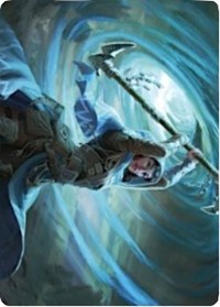Sea Gate Stormcaller Art Card [Zendikar Rising Art Series] | Dumpster Cat Games