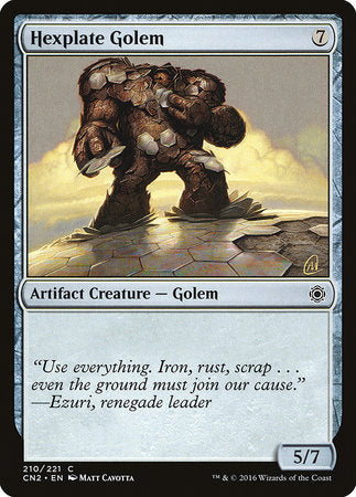 Hexplate Golem [Conspiracy: Take the Crown] | Dumpster Cat Games