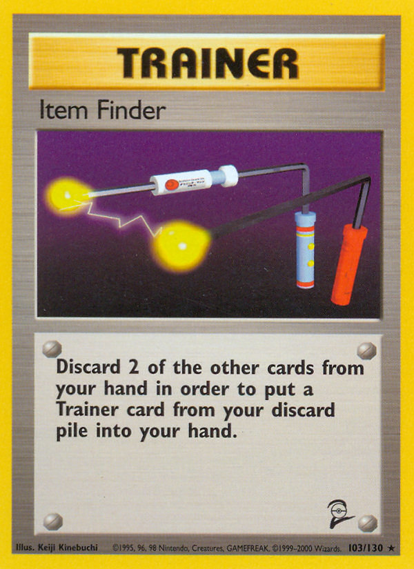 Item Finder (103/130) [Base Set 2] | Dumpster Cat Games