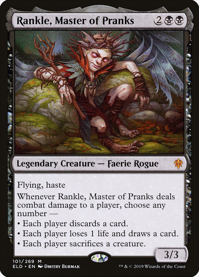 Rankle, Master of Pranks [Throne of Eldraine] | Dumpster Cat Games
