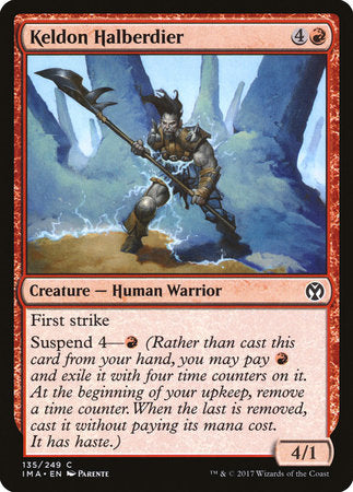 Keldon Halberdier [Iconic Masters] | Dumpster Cat Games