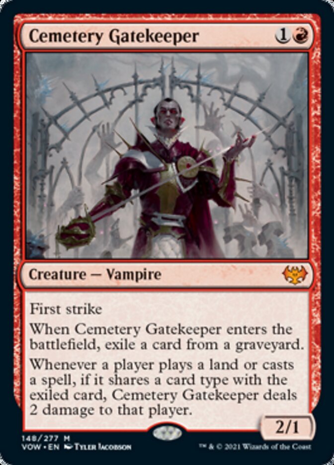 Cemetery Gatekeeper [Innistrad: Crimson Vow] | Dumpster Cat Games