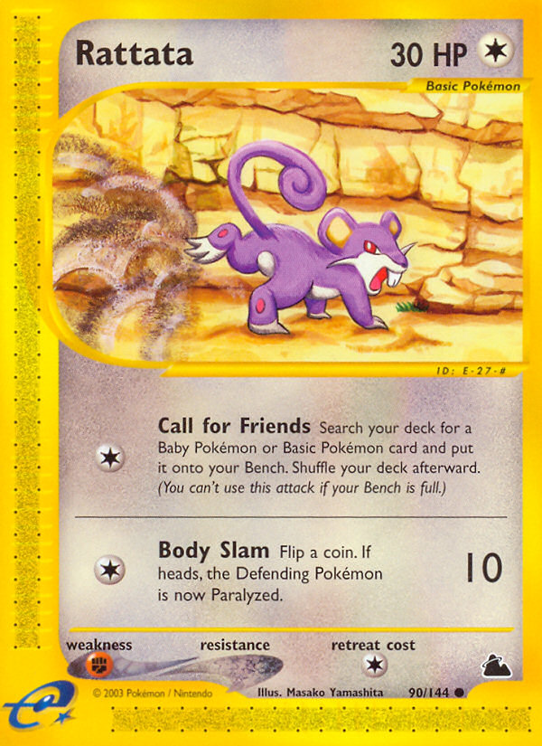 Rattata (90/144) [Skyridge] | Dumpster Cat Games