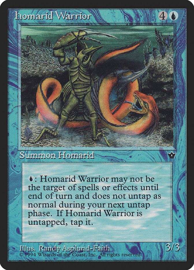 Homarid Warrior (Randy Asplund-Faith) [Fallen Empires] | Dumpster Cat Games