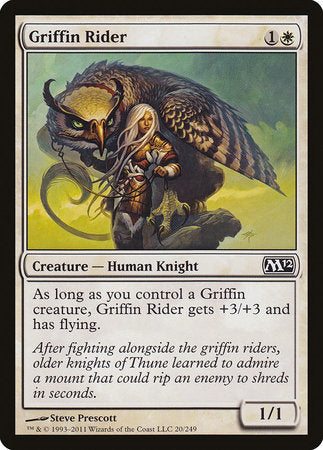 Griffin Rider [Magic 2012] | Dumpster Cat Games