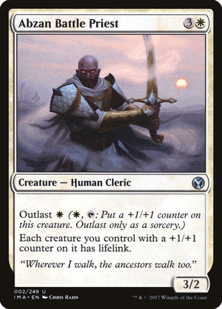 Abzan Battle Priest [Iconic Masters] | Dumpster Cat Games
