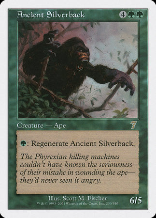Ancient Silverback [Seventh Edition] | Dumpster Cat Games