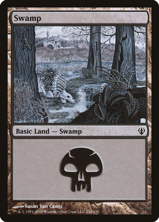 Swamp (142) [Archenemy] | Dumpster Cat Games