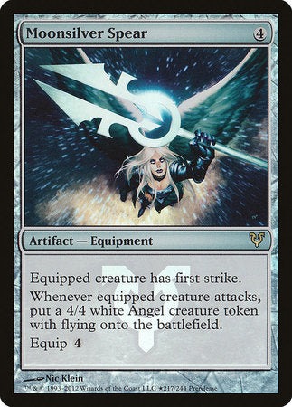 Moonsilver Spear [Avacyn Restored Promos] | Dumpster Cat Games