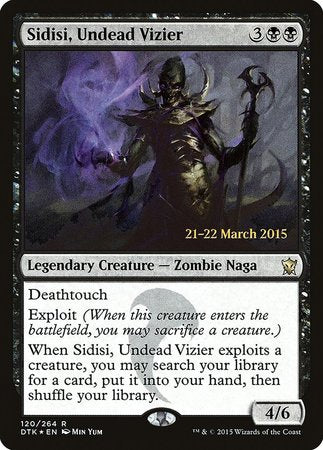 Sidisi, Undead Vizier [Dragons of Tarkir Promos] | Dumpster Cat Games