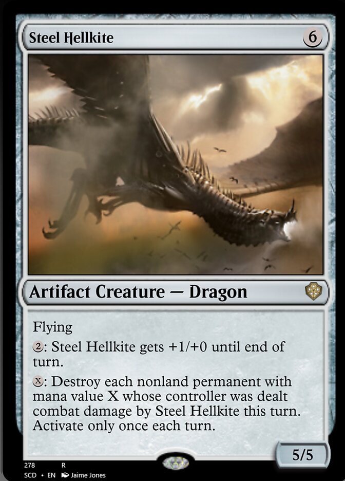 Steel Hellkite [Starter Commander Decks] | Dumpster Cat Games
