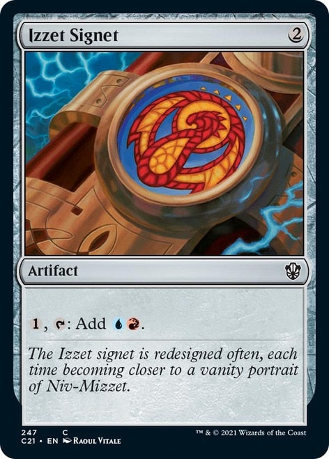 Izzet Signet [Commander 2021] | Dumpster Cat Games