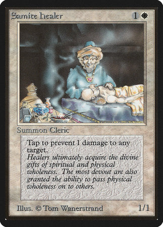 Samite Healer [Limited Edition Beta] | Dumpster Cat Games