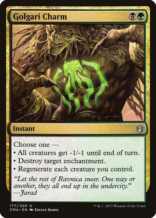 Golgari Charm [Commander Anthology] | Dumpster Cat Games