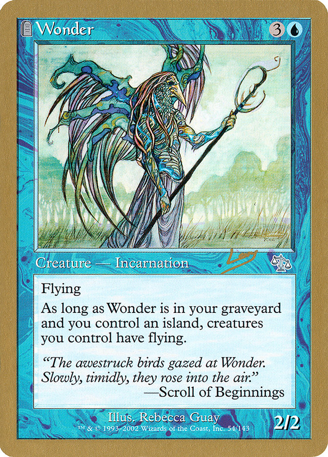 Wonder (Raphael Levy) [World Championship Decks 2002] | Dumpster Cat Games