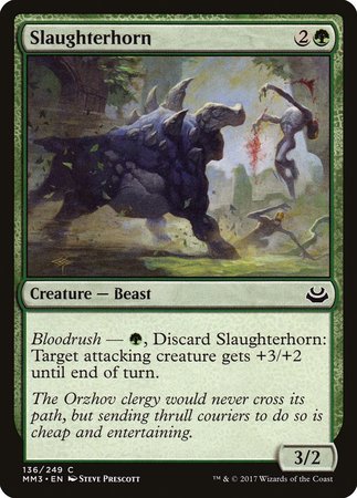 Slaughterhorn [Modern Masters 2017] | Dumpster Cat Games