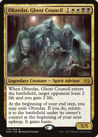Obzedat, Ghost Council [Modern Masters 2017] | Dumpster Cat Games