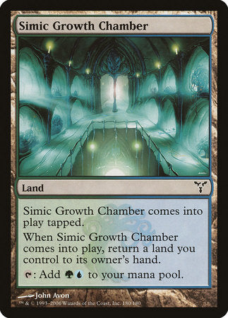 Simic Growth Chamber [Dissension] | Dumpster Cat Games
