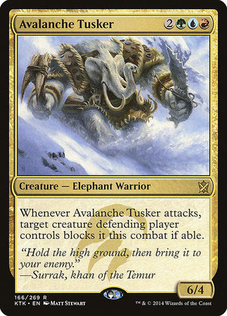 Avalanche Tusker [Khans of Tarkir] | Dumpster Cat Games