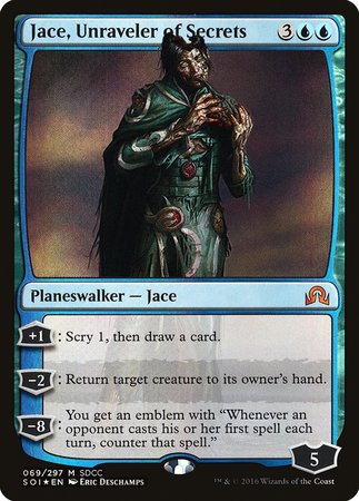 Jace, Unraveler of Secrets SDCC 2016 EXCLUSIVE [San Diego Comic-Con 2016] | Dumpster Cat Games
