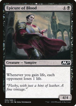 Epicure of Blood [Core Set 2019] | Dumpster Cat Games