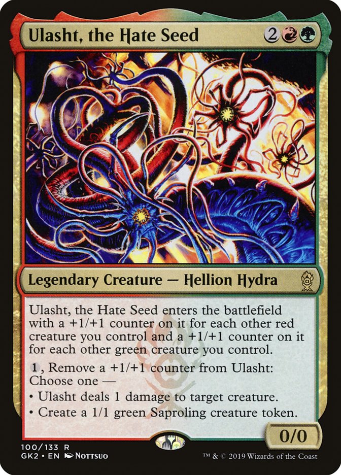 Ulasht, the Hate Seed [Ravnica Allegiance Guild Kit] | Dumpster Cat Games