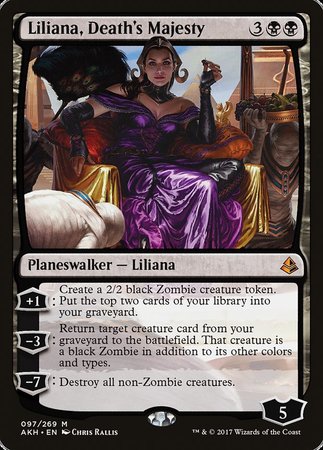 Liliana, Death's Majesty [Amonkhet] | Dumpster Cat Games