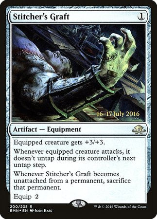 Stitcher's Graft [Eldritch Moon Promos] | Dumpster Cat Games
