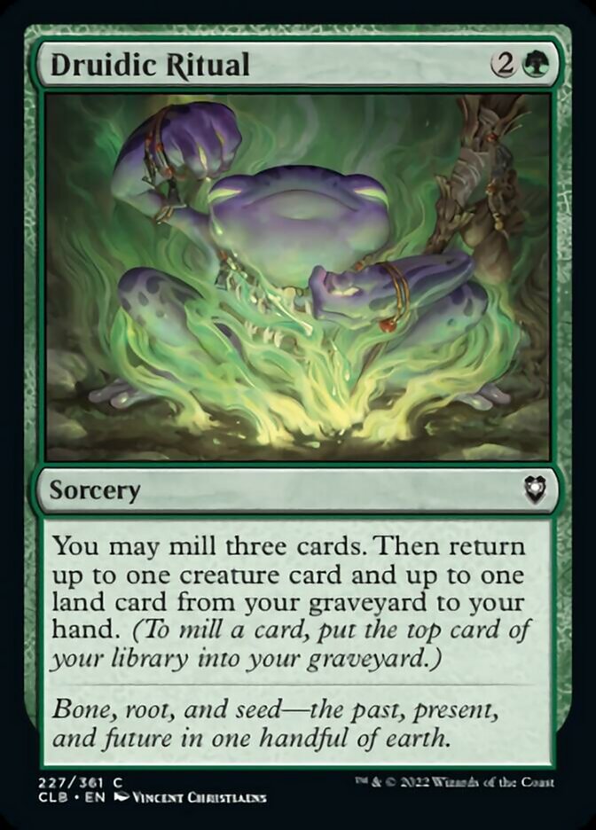 Druidic Ritual [Commander Legends: Battle for Baldur's Gate] | Dumpster Cat Games