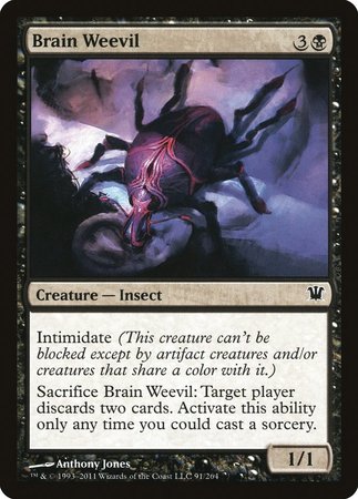 Brain Weevil [Innistrad] | Dumpster Cat Games