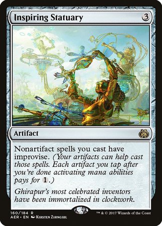 Inspiring Statuary [Aether Revolt] | Dumpster Cat Games